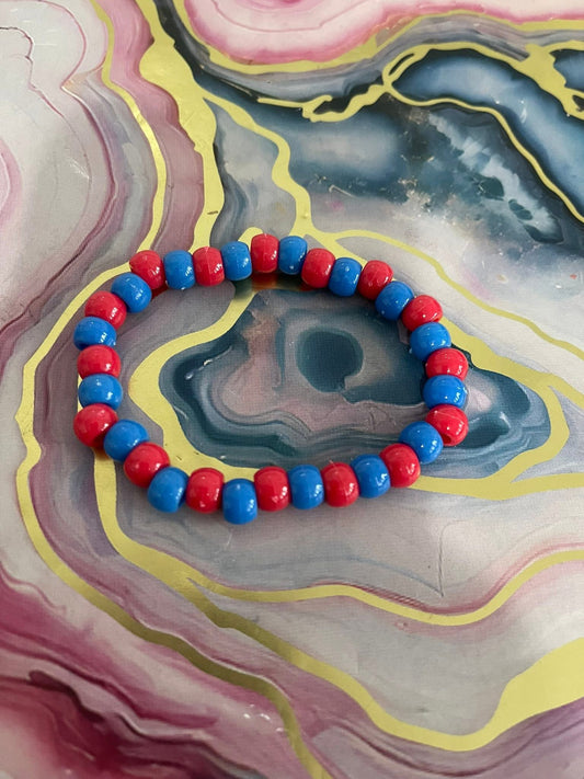 #94 Red & Blue~~Bracelet