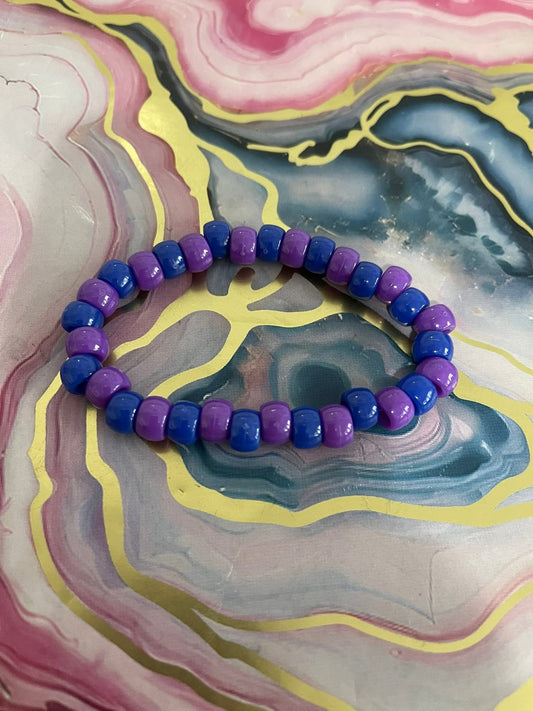 #32 Purple & Dark Blue~~Bracelet