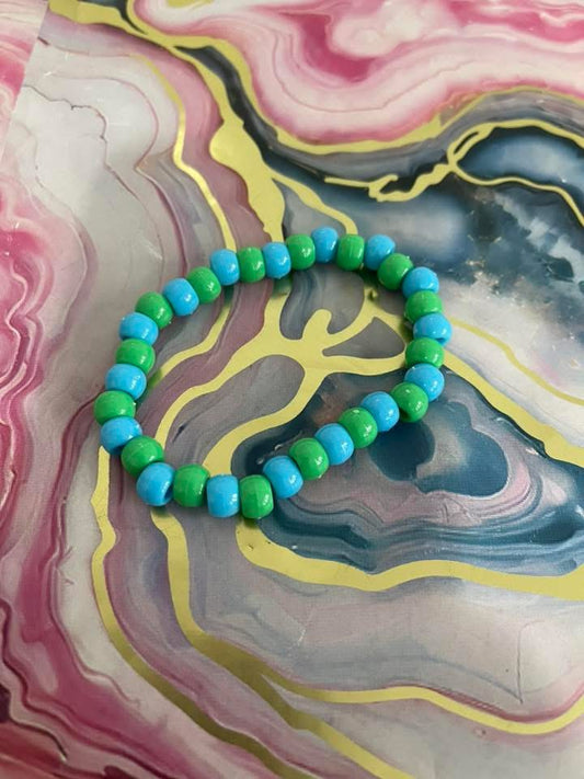 #63 Blue & Green~~Bracelet
