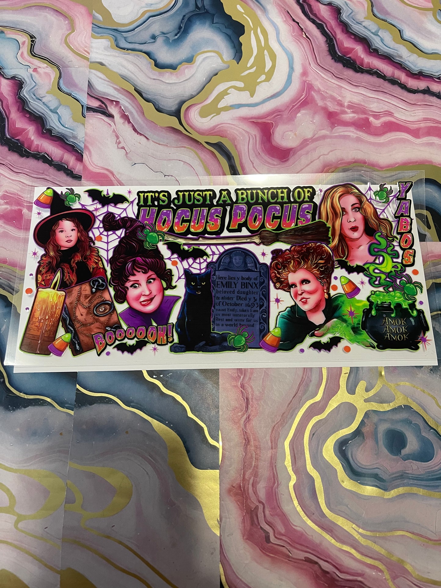 #45 It's Just a Bunch of HP~~UV DTF CUP WRAP