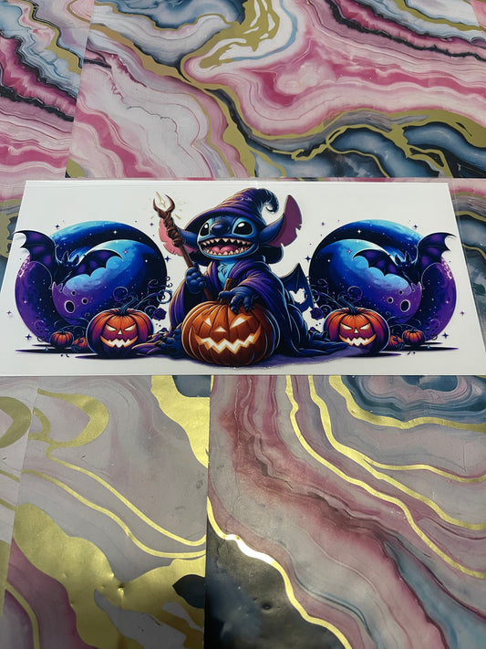 #41 Blue Guy Halloween~~UV DTF CUP WRAP