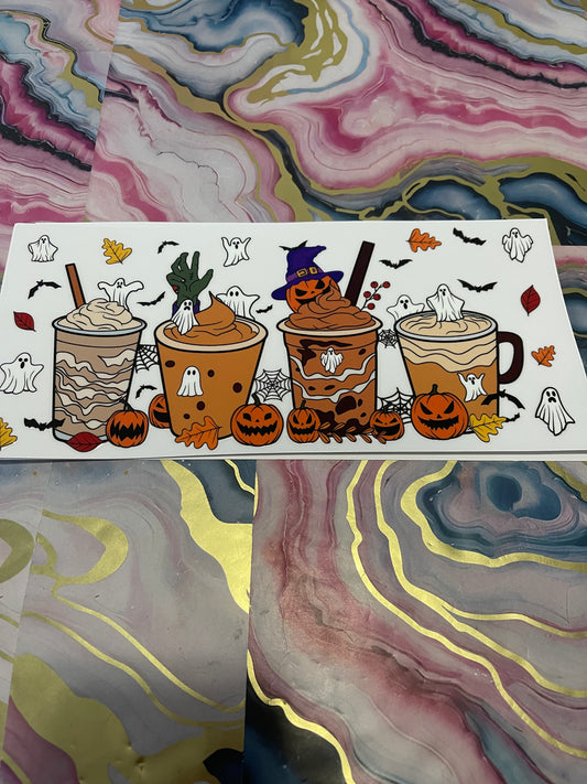 #36 Scary Coffee~~UV DTF CUP WRAP