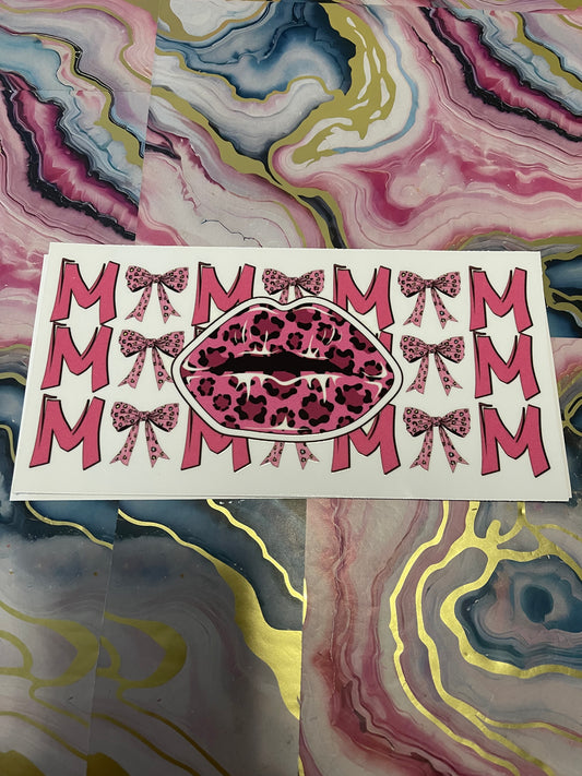 #13 Bow Mama~~UV DTF CUP WRAP