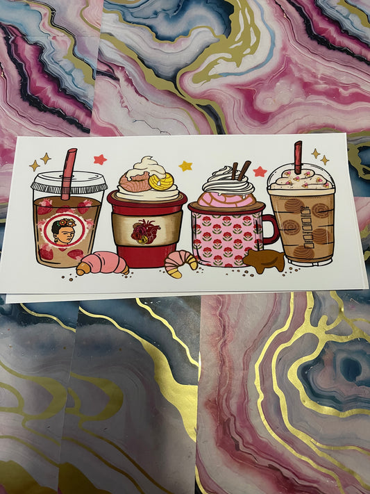 #06 Coffee Coffee Coffee~~UV DTF CUP WRAP