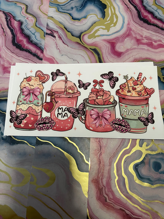 #05 Coffee Mama~~UV DTF CUP WRAP
