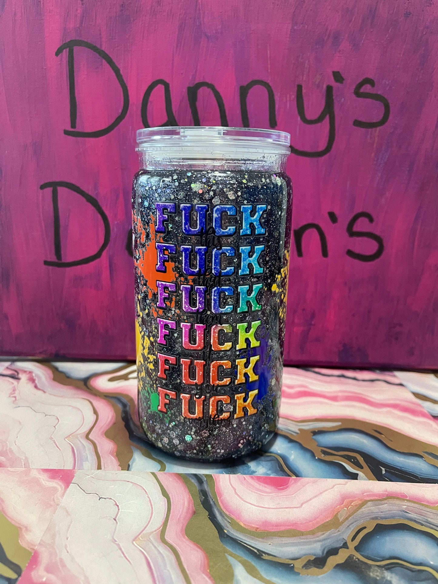 F**k You - 16oz Snow Globe Cup