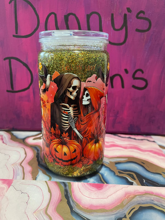 Fall in Love - 16oz Snow Globe Cup