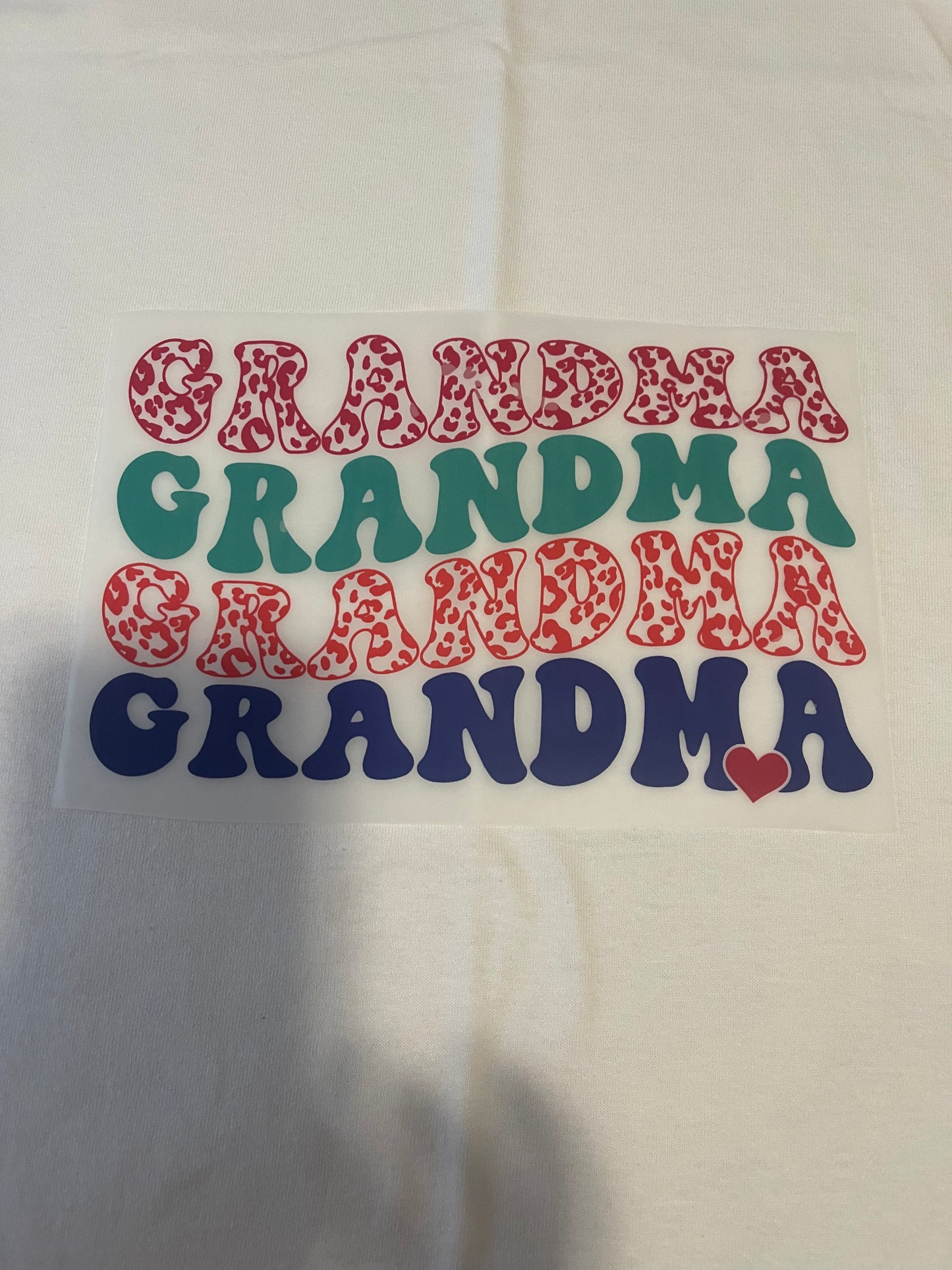 Grandma Grandma-Dtf T-shirt Design