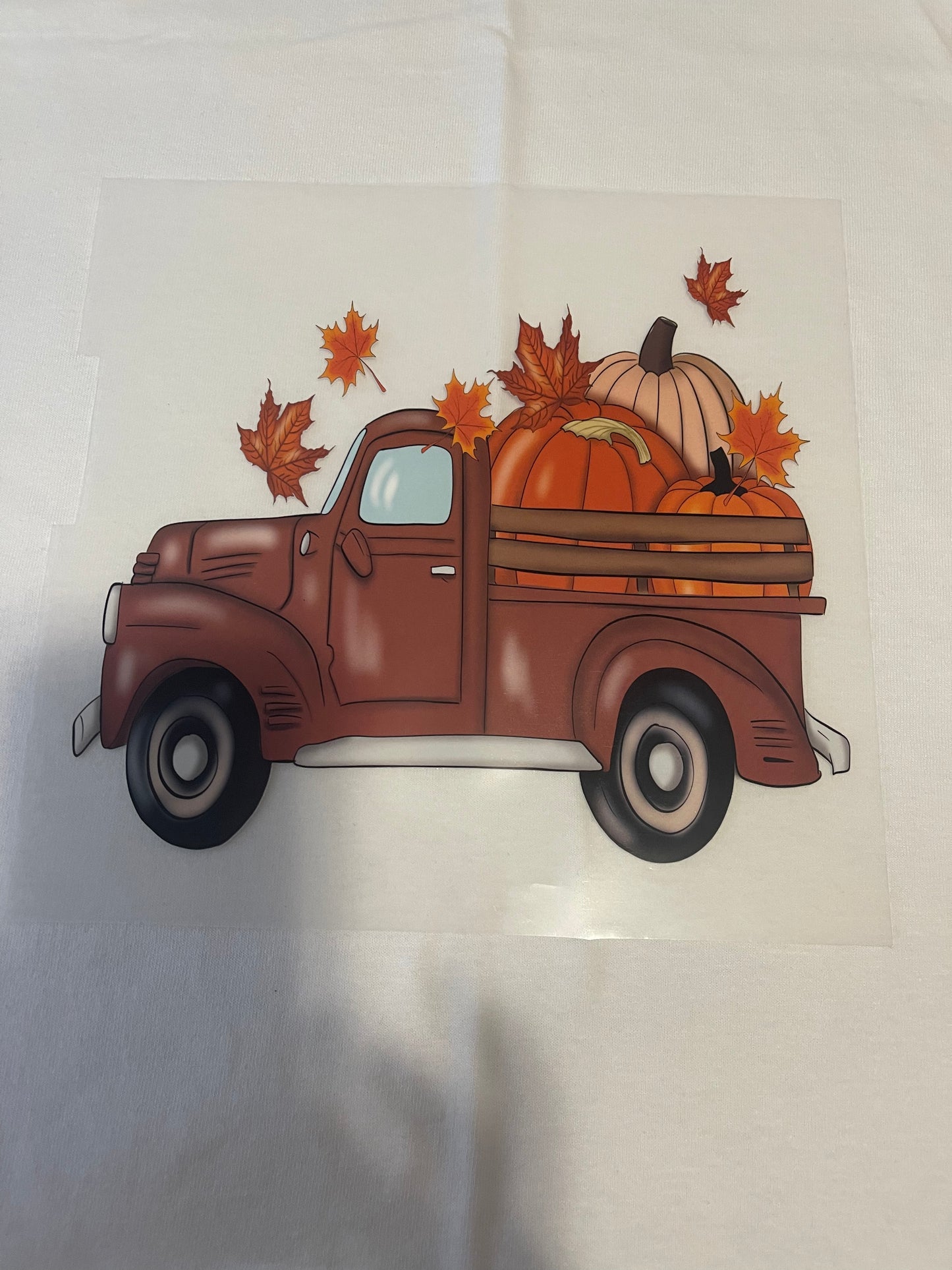 Fall Truck-Dtf T-shirt Design