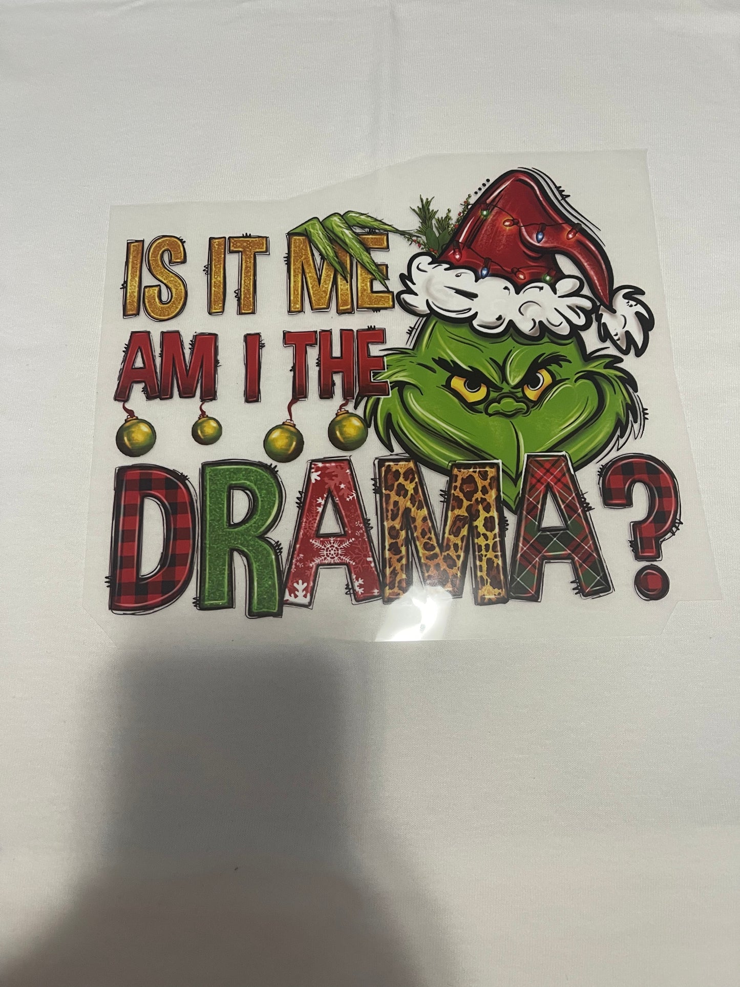 Is It Me Am I The Drama-Dtf T-shirt Design