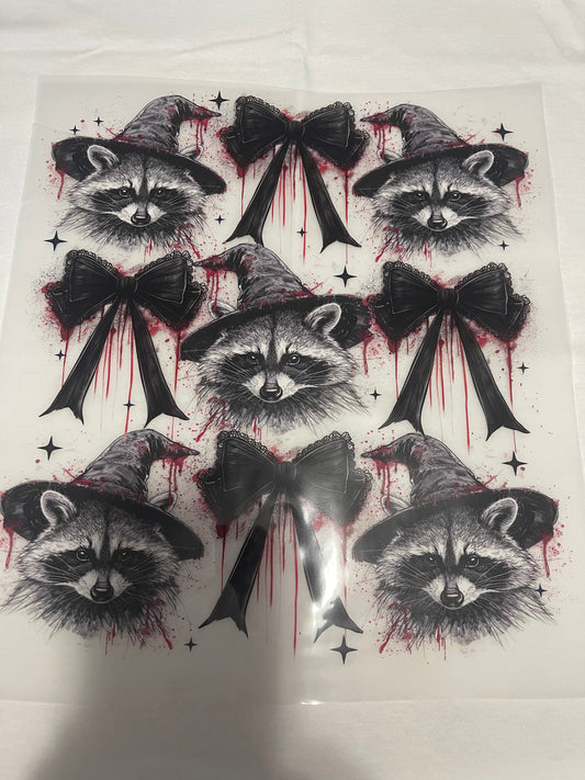 Scary Raccoon-Dtf T-shirt Design