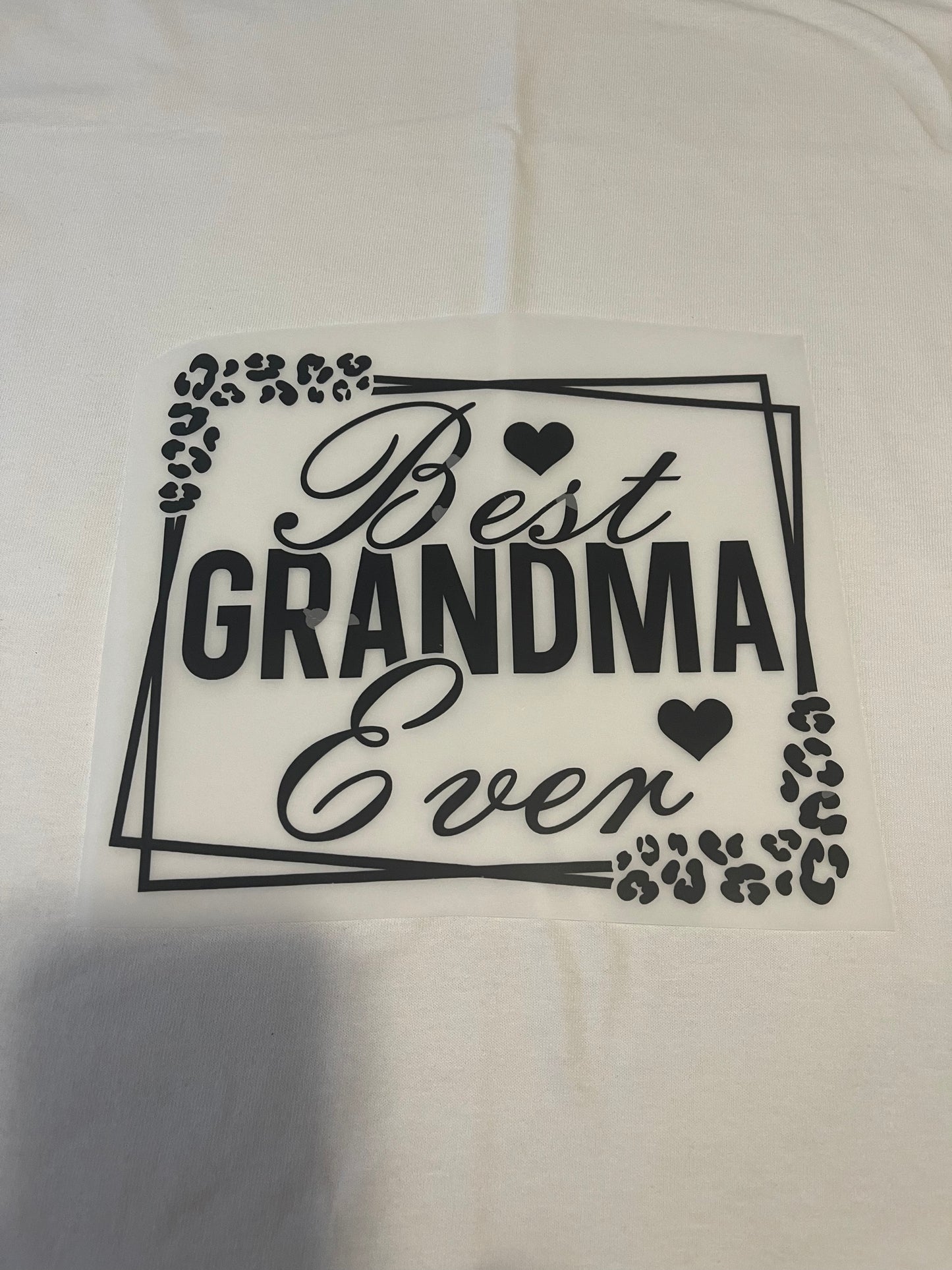 Best Grandma Ever-Dtf T-shirt Design
