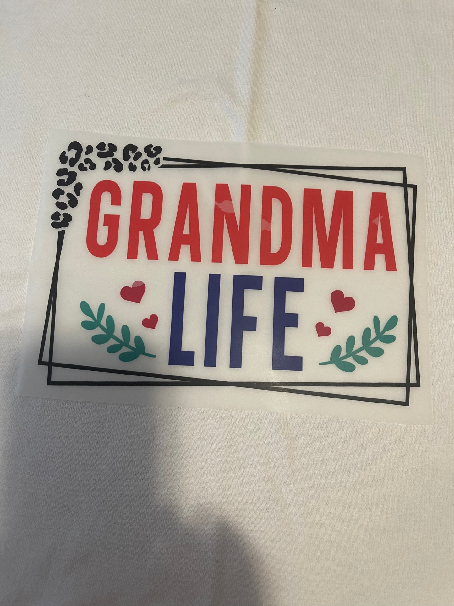 Grandma Life-Dtf T-shirt Design