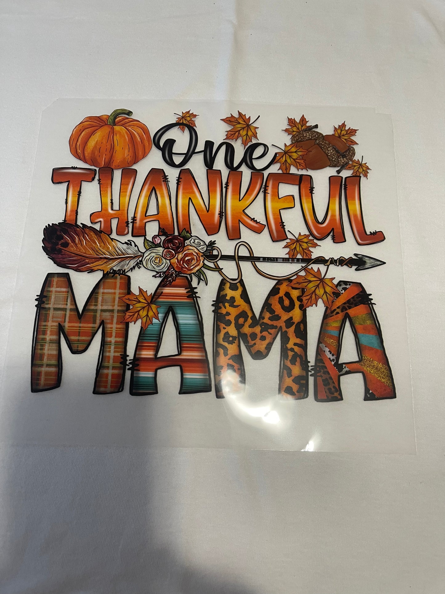 Thankful Mama-Dtf T-shirt Design