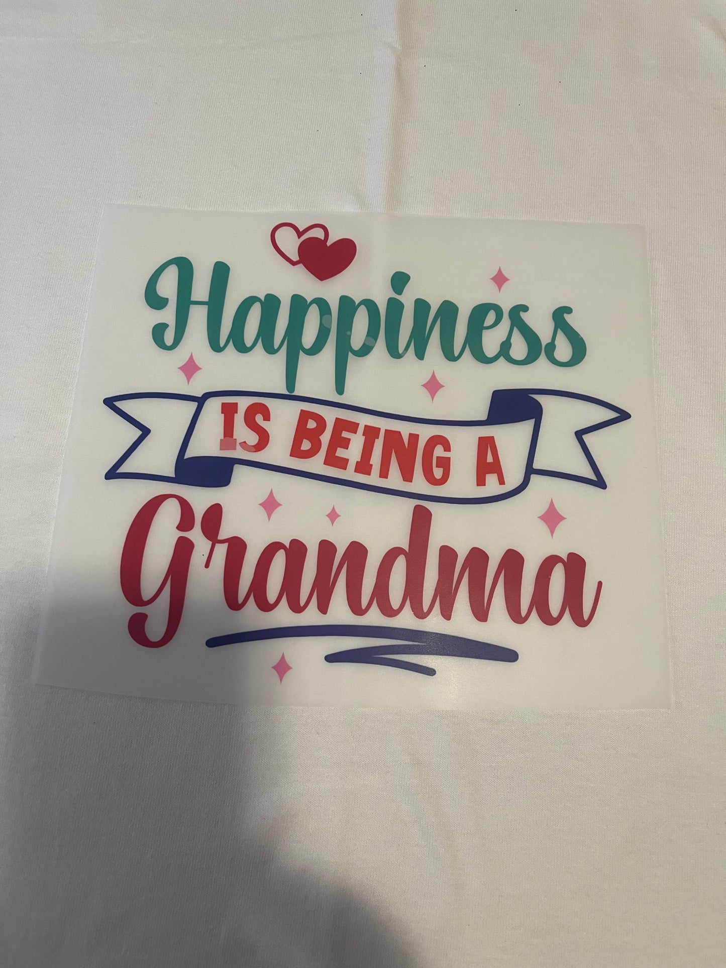 Happiness Is Being a Grandma-Dtf T-shirt Design