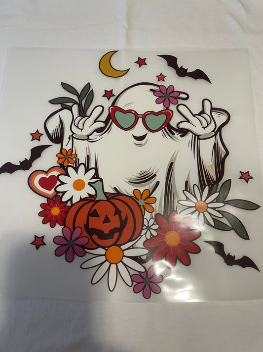 Cool Ghost-Dtf T-shirt Design