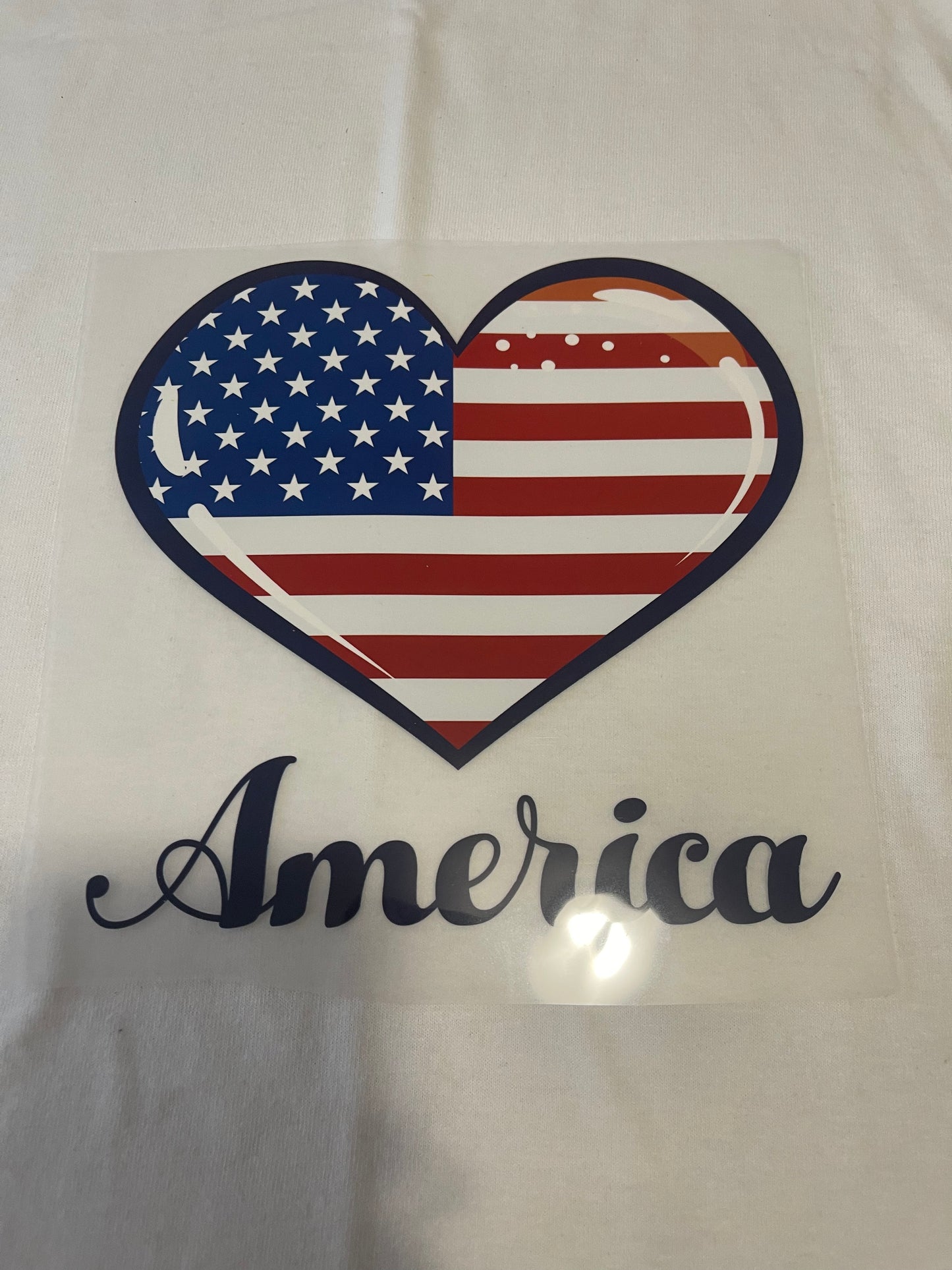 Heart America-Dtf T-shirt Design