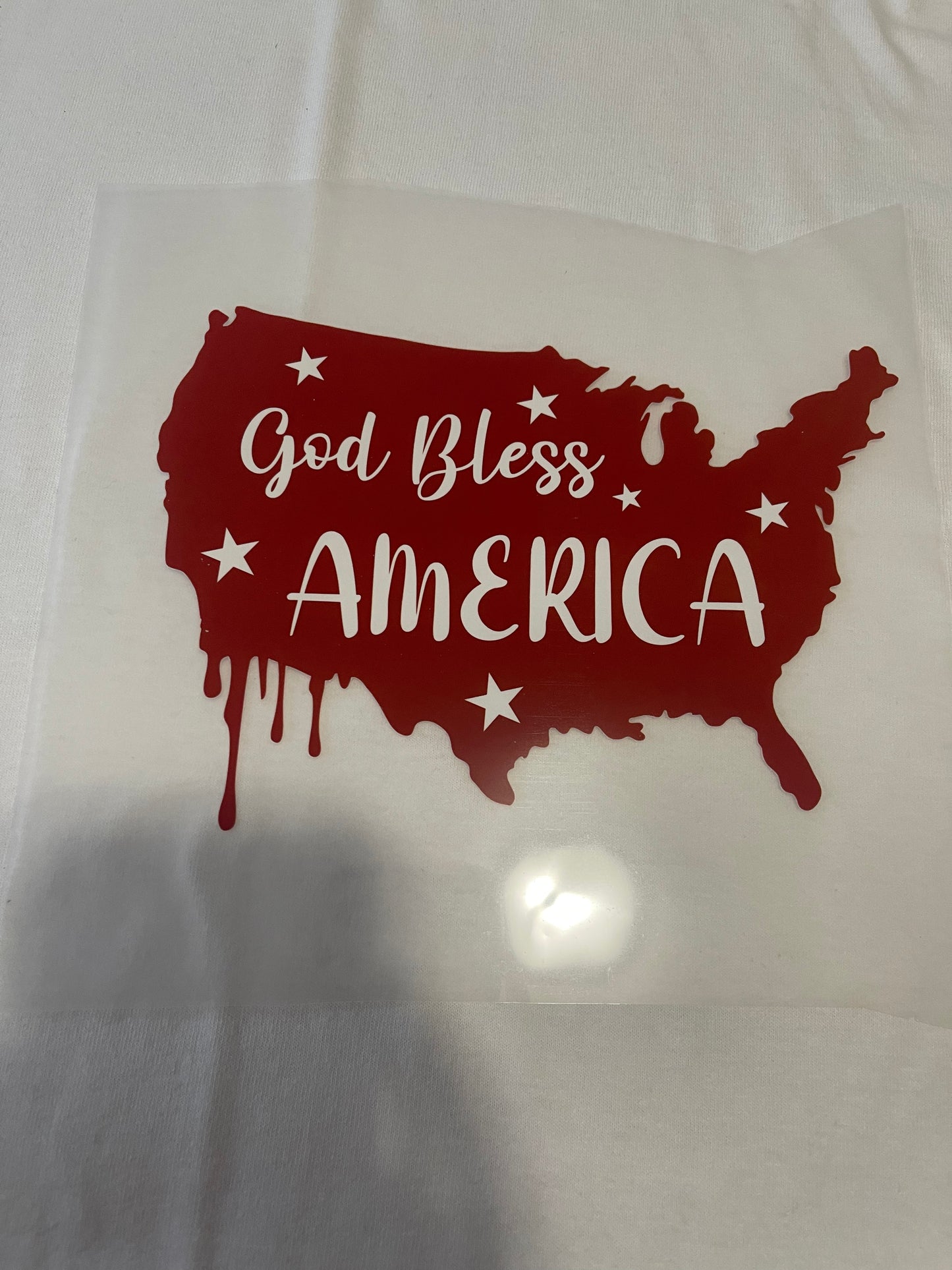 God Bless-Dtf T-shirt Design