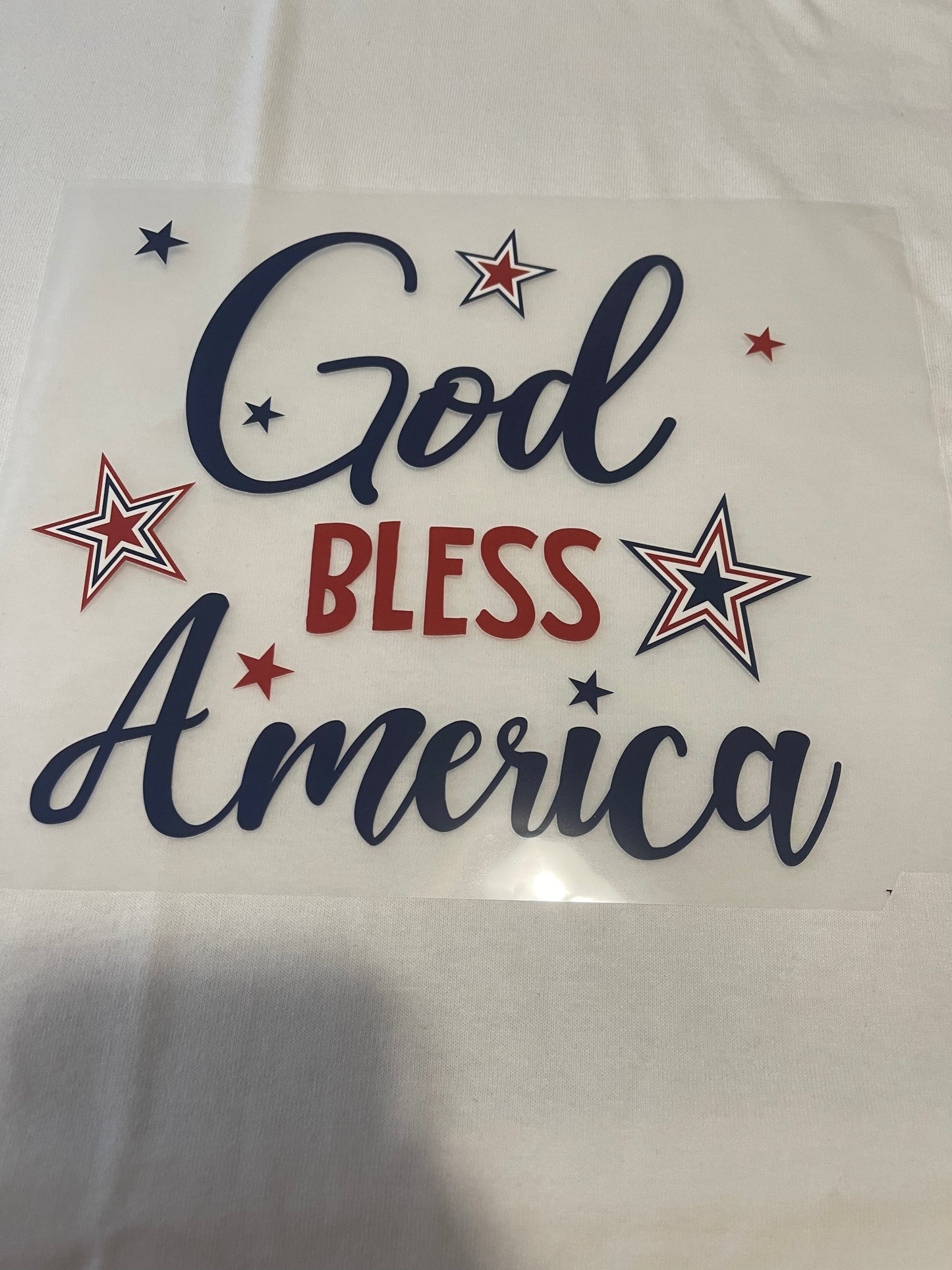 God Bless America-Dtf T-shirt Design