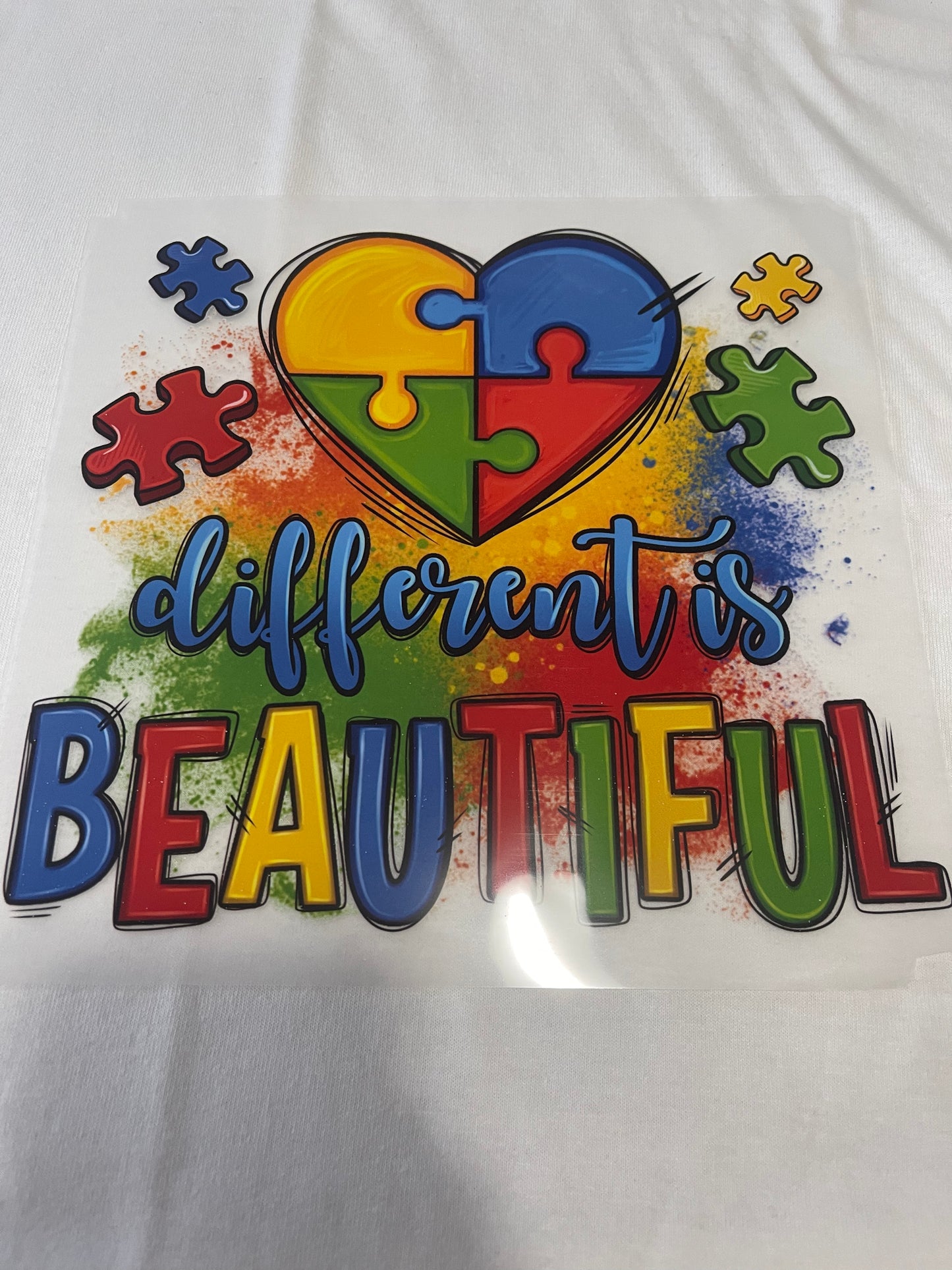 Different Is Beautiful-Dtf T-shirt Design