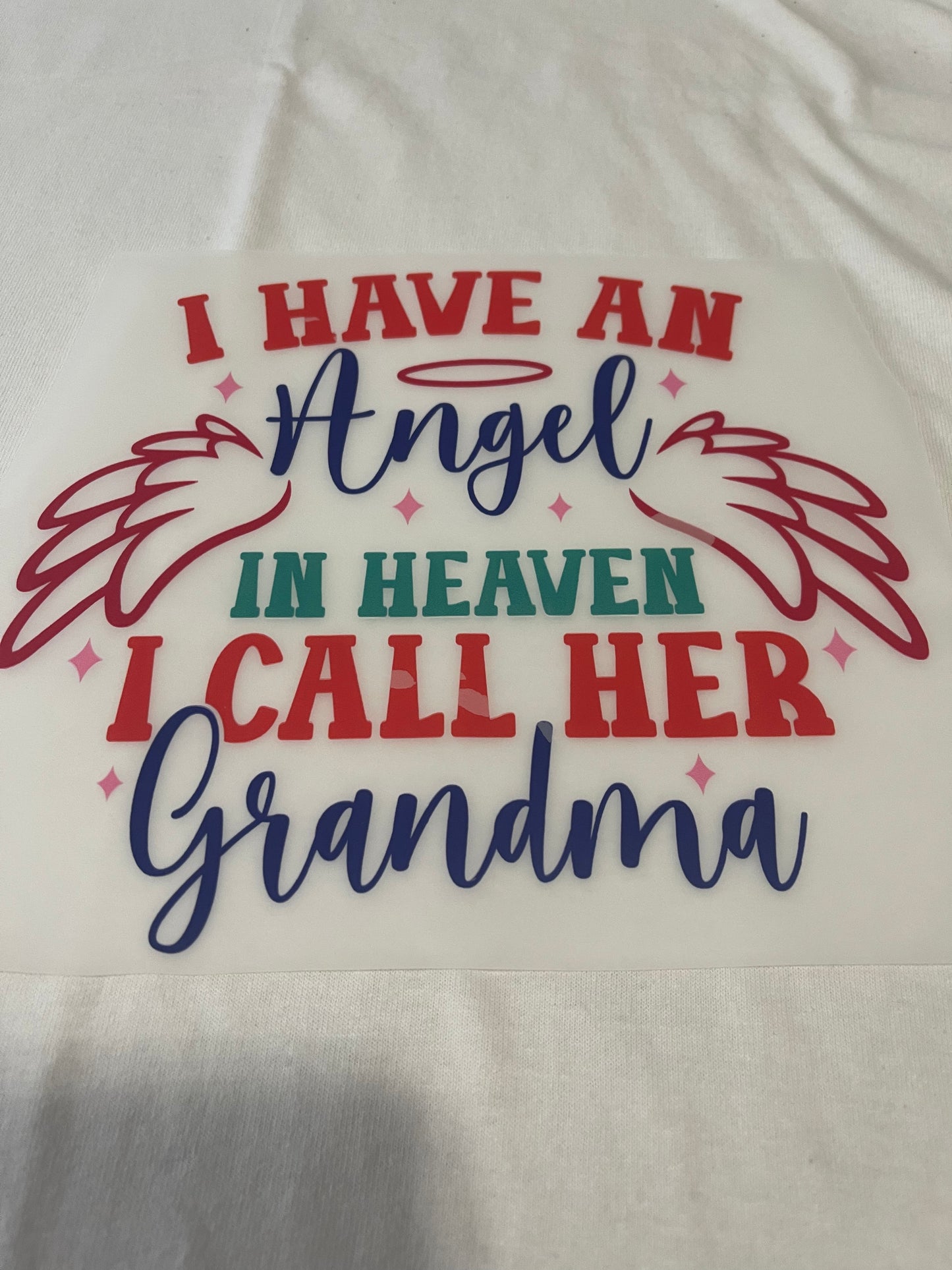 I Have an Angel-Dtf T-shirt Design