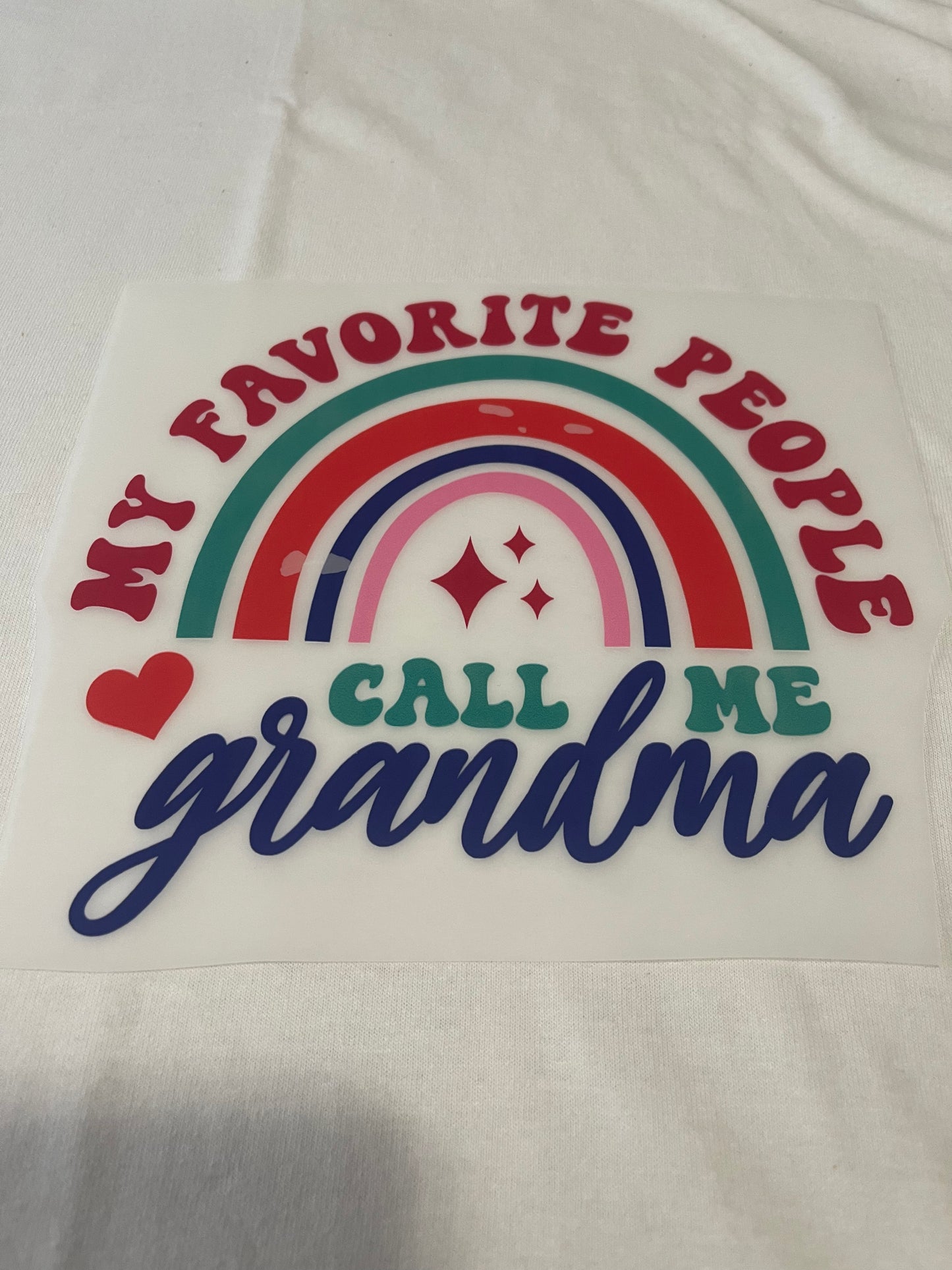 My Favorite People-Dtf T-shirt Design