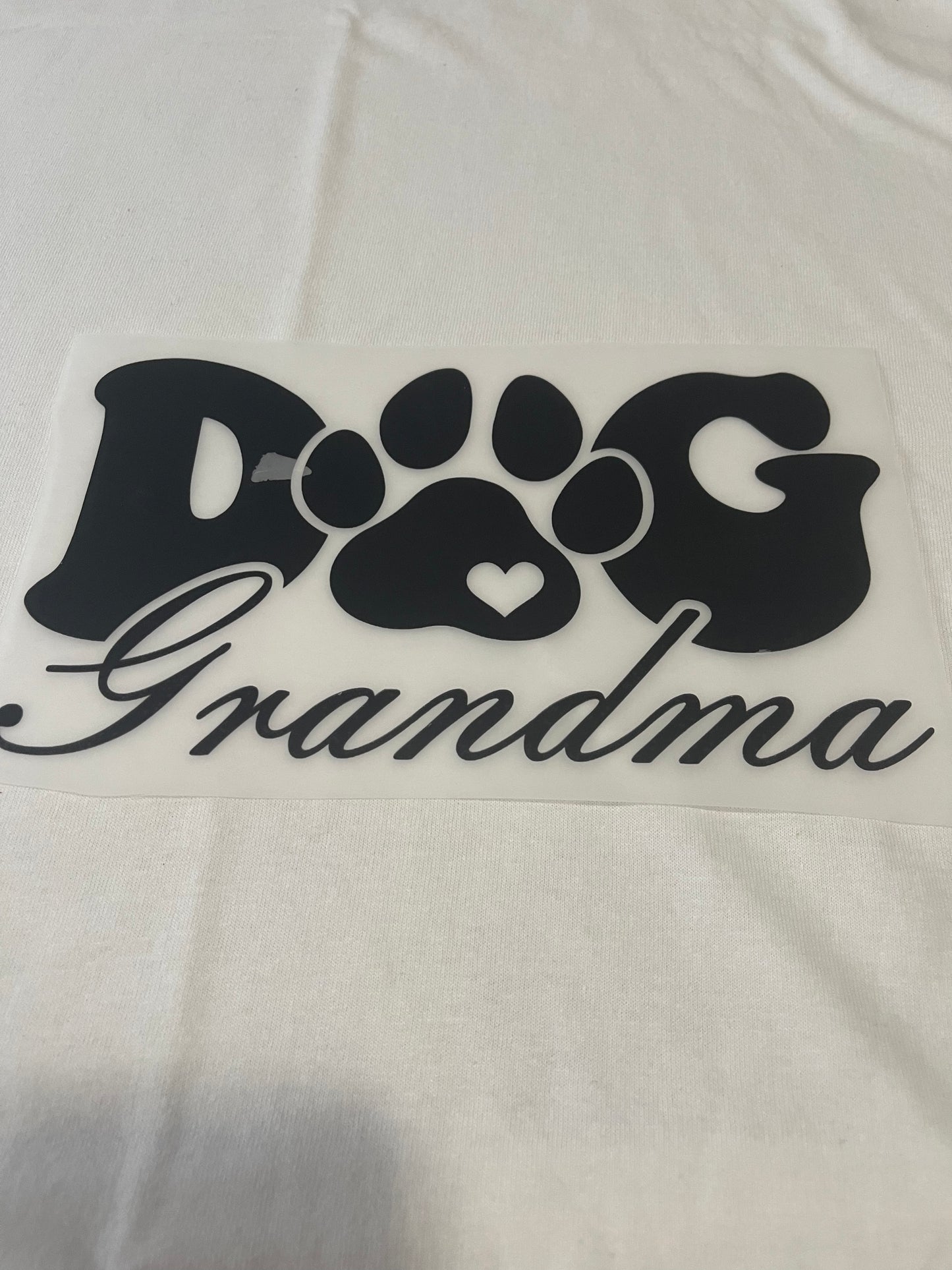Dog Grandma-Dtf T-shirt Design