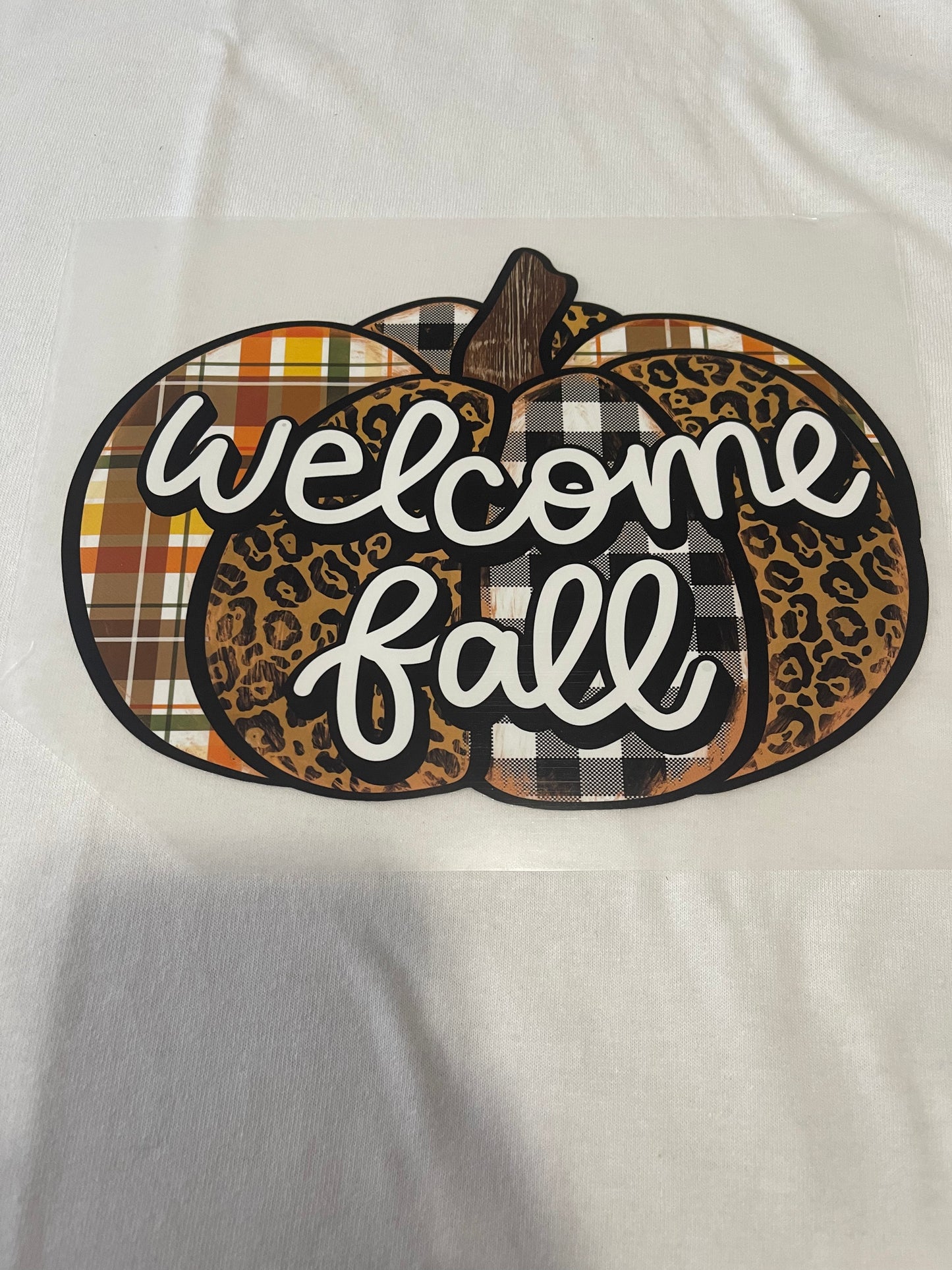 Welcome Fall-Dtf T-shirt Design