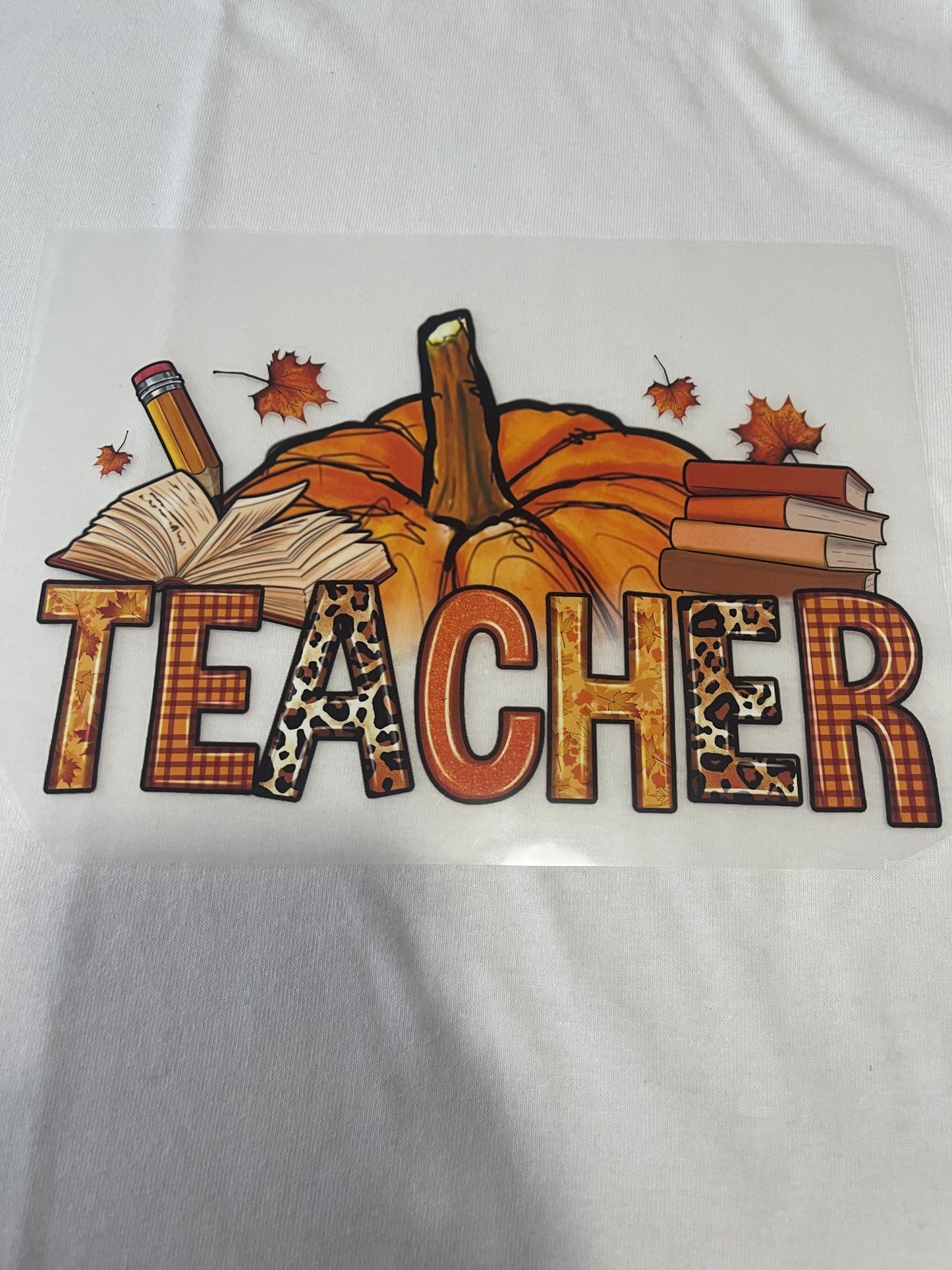Teacher Fall-Dtf T-shirt Design