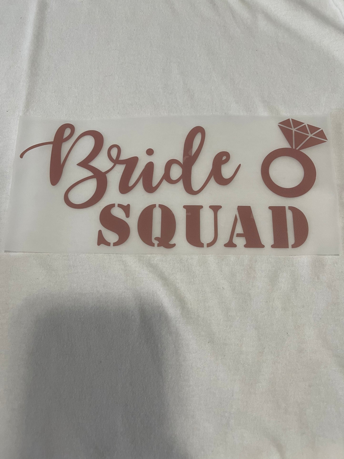 Bride Squad-Dtf T-shirt Design