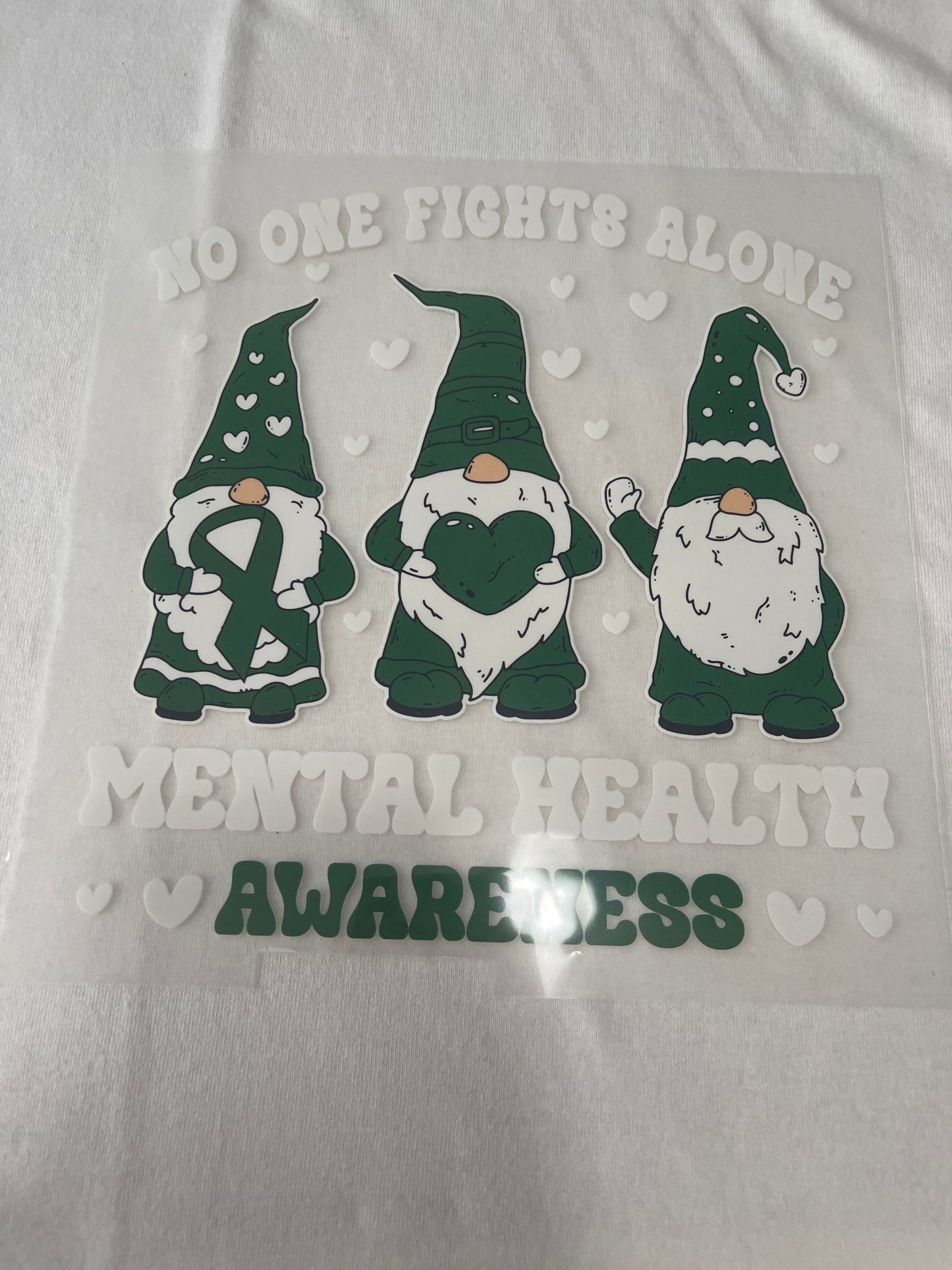 Gnome Mental Health-Dtf T-shirt Design
