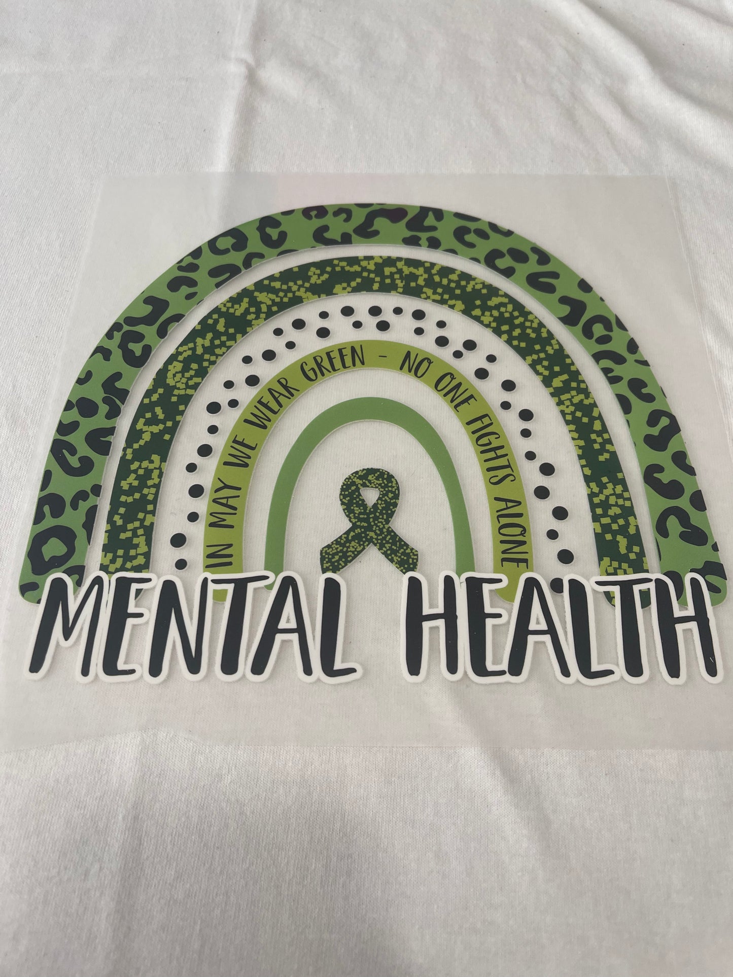 Rainbow Mental Health-Dtf T-shirt Design
