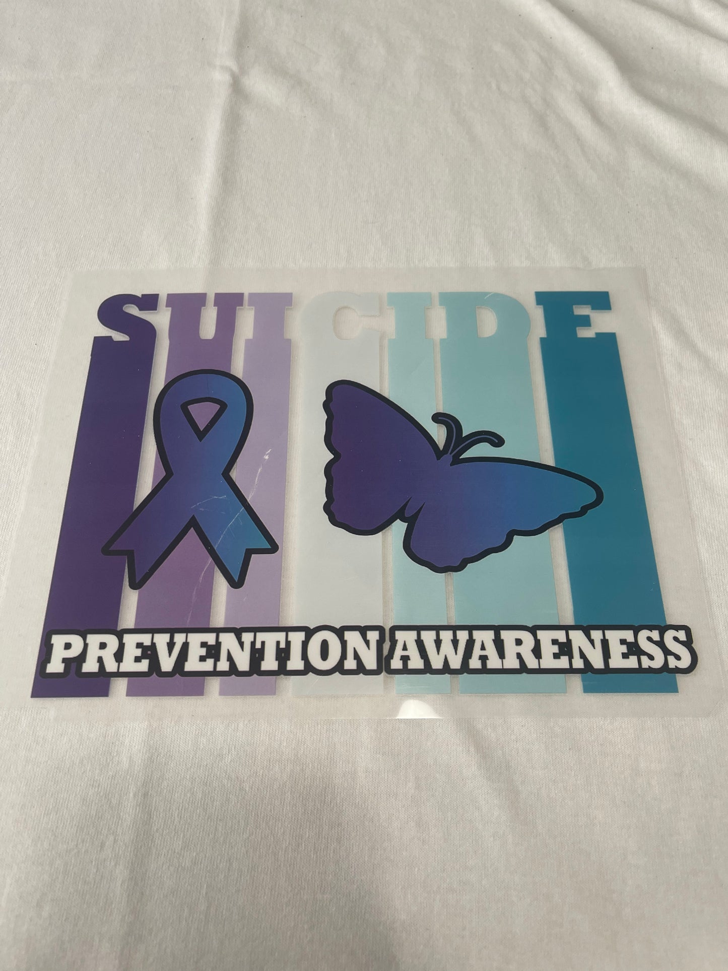 Butterfly Suicide Awareness-Dtf T-shirt Design
