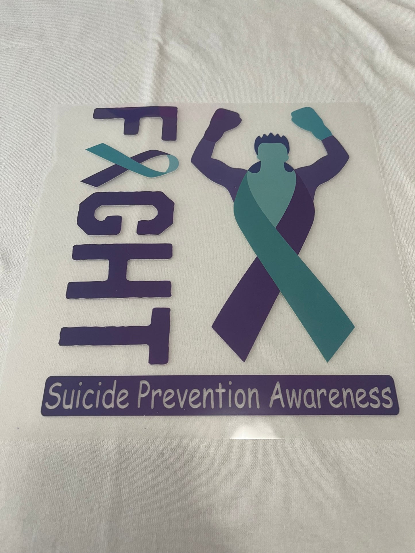 Fight Suicide Awareness-Dtf T-shirt Design