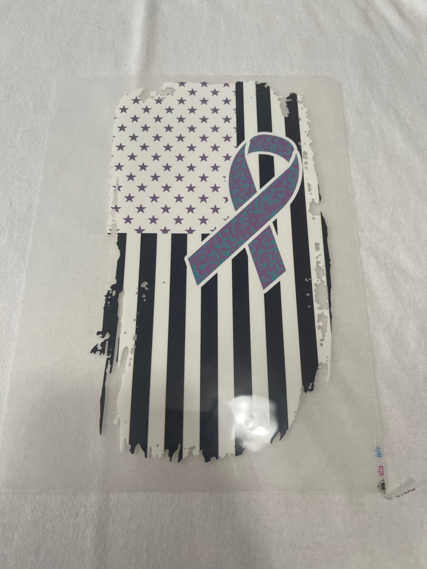 Flag Suicide Awareness-Dtf T-shirt Design