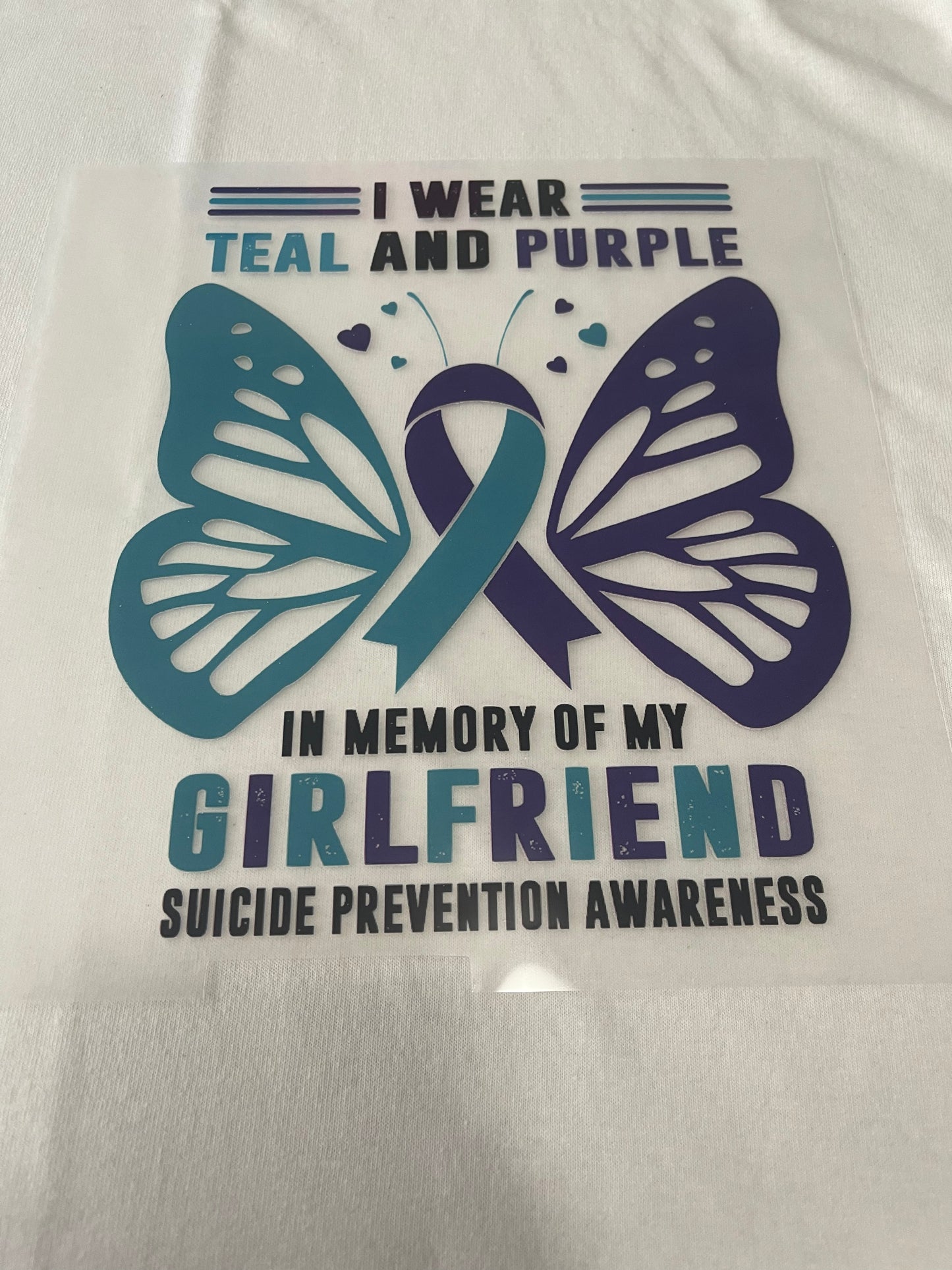In Memory of My Girlfriend-Dtf T-shirt Design