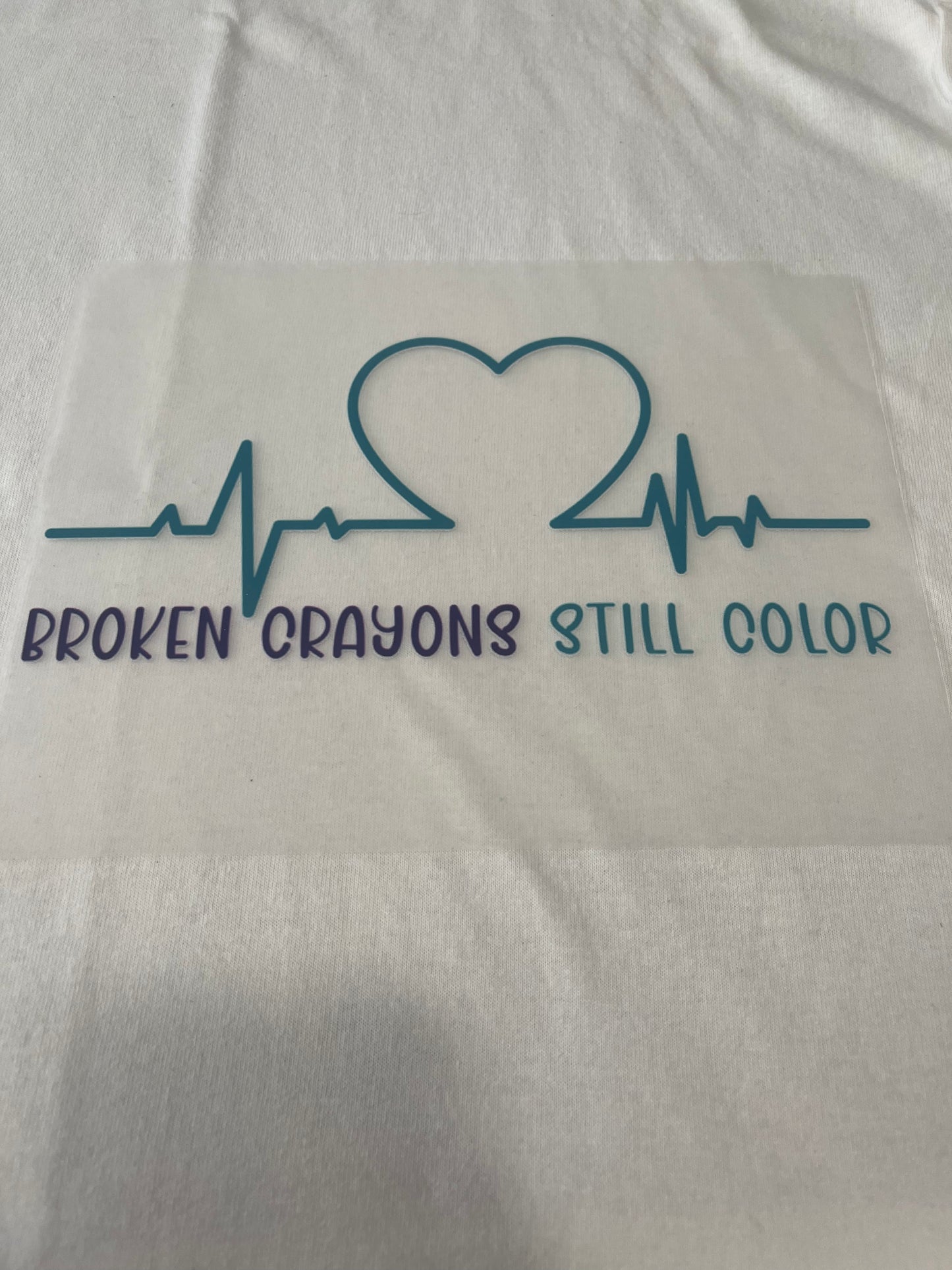 Broken Crayons Still Color-Dtf T-shirt Design