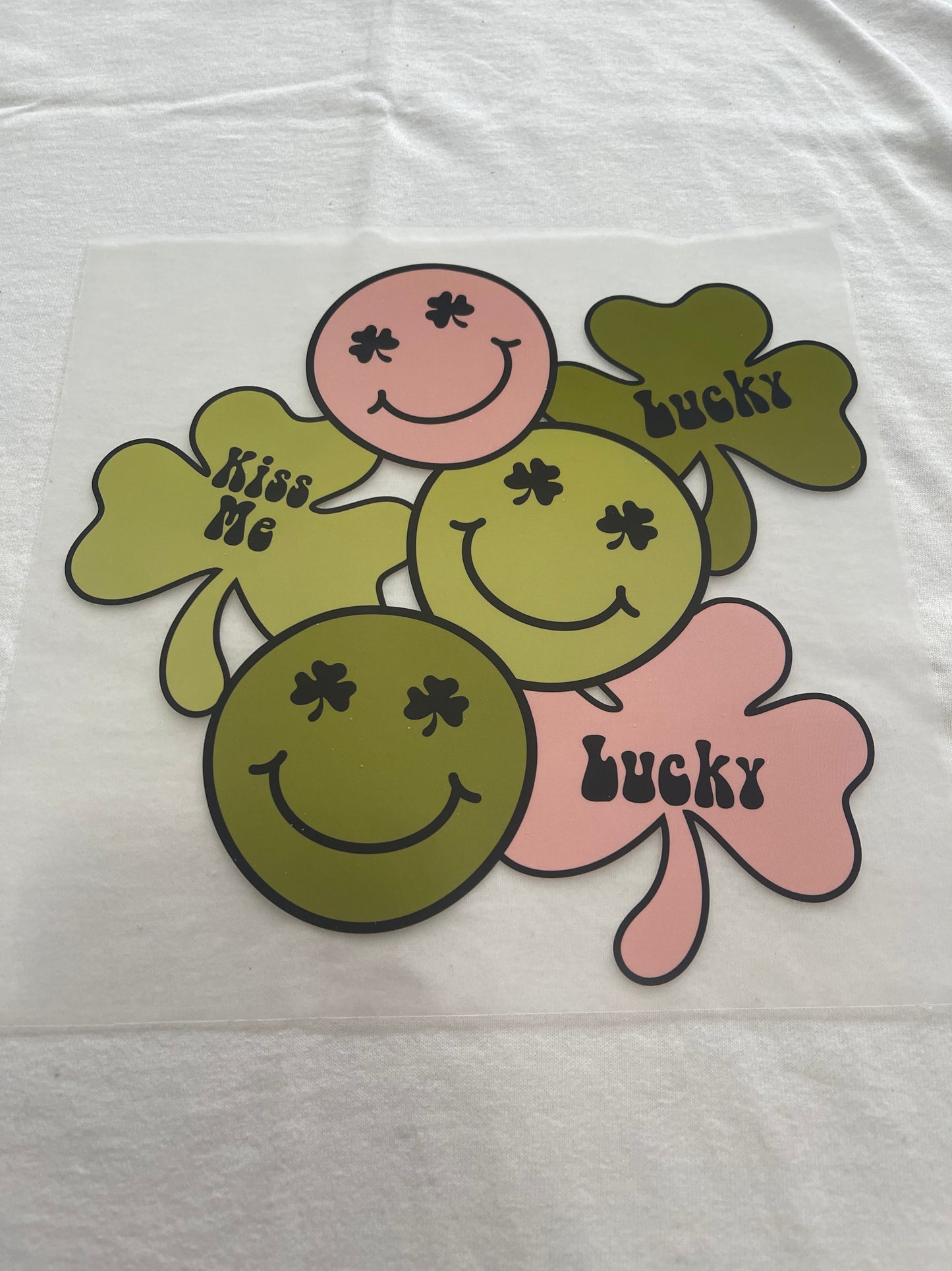Kiss Me Lucky St. Patrick's-Dtf T-shirt Design