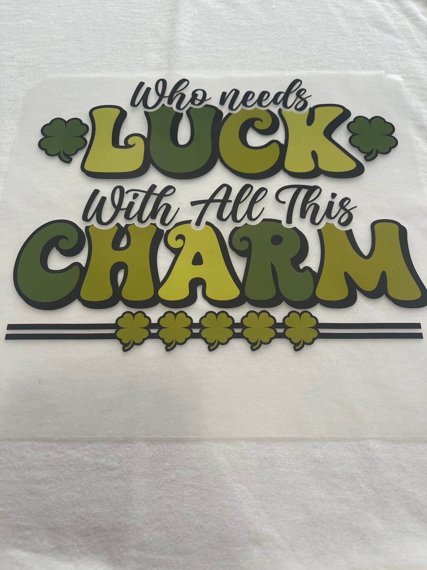 Luck Charm St. Patrick's-Dtf T-shirt Design