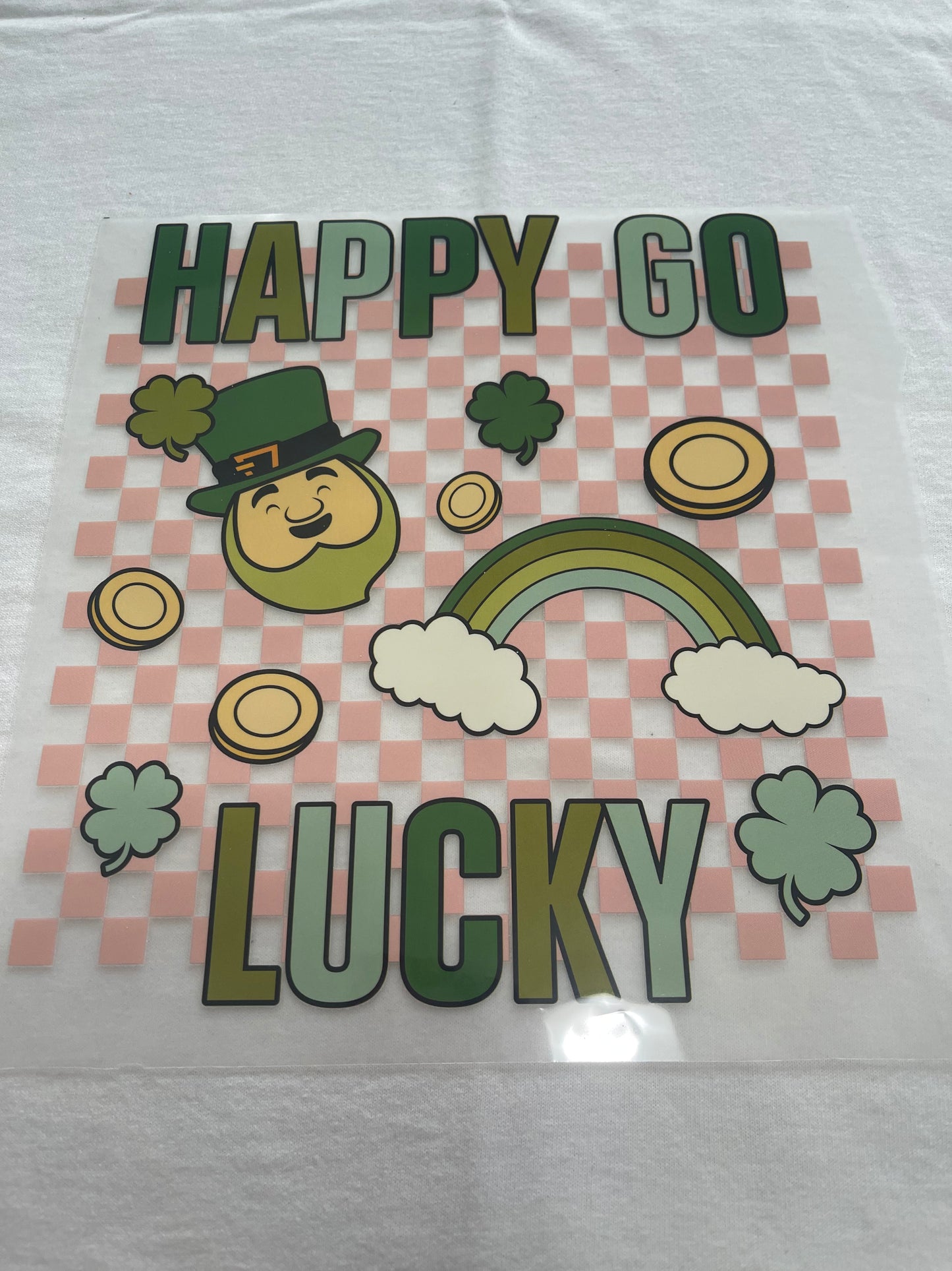 Happy Go St. Patrick's-Dtf T-shirt Design